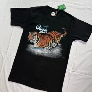 Vintage 90's Tiger Omaha Zoo T-Shirt - S
